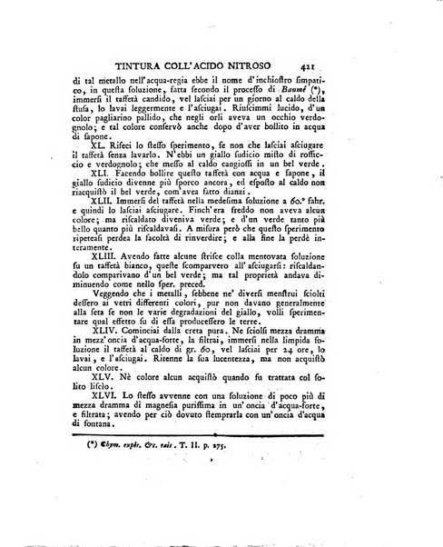 Opuscoli scelti sulle scienze e sulle arti. Tratti dagli Atti delle Accademie, e dalle altre collezioni filosofiche, e letterarie, dalle opere più recenti inglesi, tedesche, francesi, latine, e italiane, e da manoscritti originali, e inediti