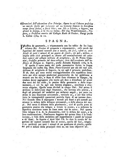 Opuscoli scelti sulle scienze e sulle arti. Tratti dagli Atti delle Accademie, e dalle altre collezioni filosofiche, e letterarie, dalle opere più recenti inglesi, tedesche, francesi, latine, e italiane, e da manoscritti originali, e inediti