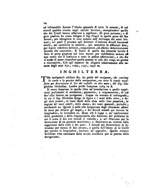 Opuscoli scelti sulle scienze e sulle arti. Tratti dagli Atti delle Accademie, e dalle altre collezioni filosofiche, e letterarie, dalle opere più recenti inglesi, tedesche, francesi, latine, e italiane, e da manoscritti originali, e inediti