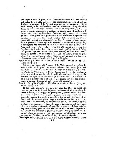 Opuscoli scelti sulle scienze e sulle arti. Tratti dagli Atti delle Accademie, e dalle altre collezioni filosofiche, e letterarie, dalle opere più recenti inglesi, tedesche, francesi, latine, e italiane, e da manoscritti originali, e inediti