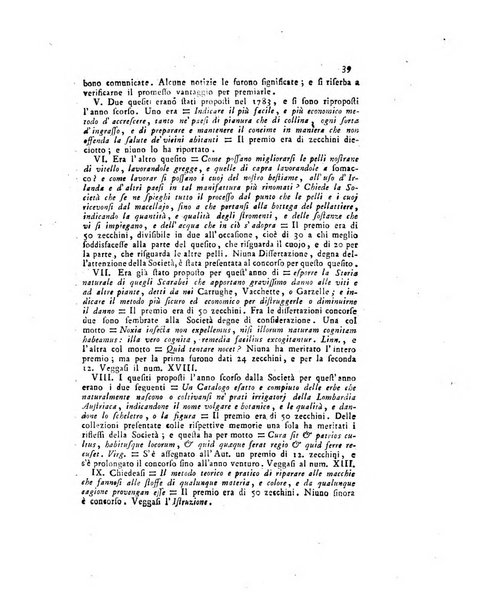 Opuscoli scelti sulle scienze e sulle arti. Tratti dagli Atti delle Accademie, e dalle altre collezioni filosofiche, e letterarie, dalle opere più recenti inglesi, tedesche, francesi, latine, e italiane, e da manoscritti originali, e inediti