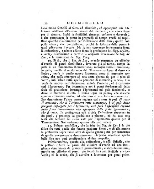 Opuscoli scelti sulle scienze e sulle arti. Tratti dagli Atti delle Accademie, e dalle altre collezioni filosofiche, e letterarie, dalle opere più recenti inglesi, tedesche, francesi, latine, e italiane, e da manoscritti originali, e inediti