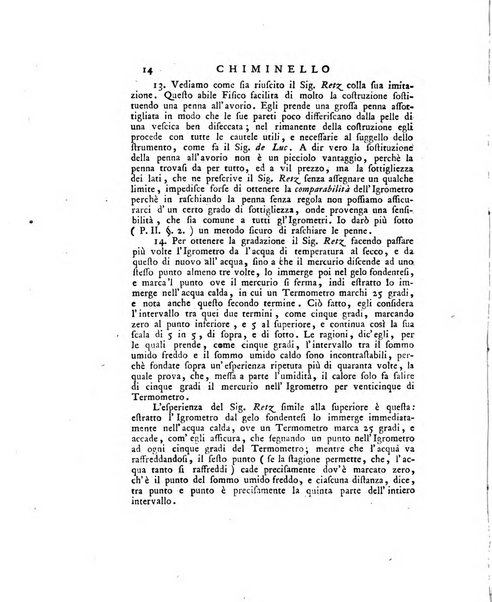 Opuscoli scelti sulle scienze e sulle arti. Tratti dagli Atti delle Accademie, e dalle altre collezioni filosofiche, e letterarie, dalle opere più recenti inglesi, tedesche, francesi, latine, e italiane, e da manoscritti originali, e inediti