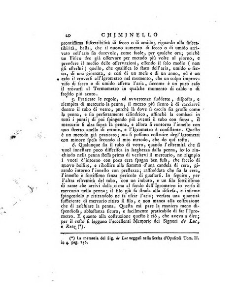 Opuscoli scelti sulle scienze e sulle arti. Tratti dagli Atti delle Accademie, e dalle altre collezioni filosofiche, e letterarie, dalle opere più recenti inglesi, tedesche, francesi, latine, e italiane, e da manoscritti originali, e inediti