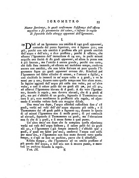 Opuscoli scelti sulle scienze e sulle arti. Tratti dagli Atti delle Accademie, e dalle altre collezioni filosofiche, e letterarie, dalle opere più recenti inglesi, tedesche, francesi, latine, e italiane, e da manoscritti originali, e inediti