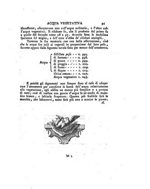 Opuscoli scelti sulle scienze e sulle arti. Tratti dagli Atti delle Accademie, e dalle altre collezioni filosofiche, e letterarie, dalle opere più recenti inglesi, tedesche, francesi, latine, e italiane, e da manoscritti originali, e inediti