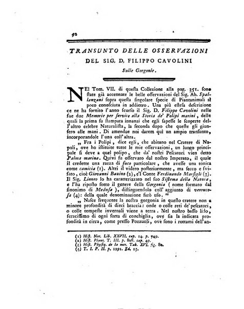 Opuscoli scelti sulle scienze e sulle arti. Tratti dagli Atti delle Accademie, e dalle altre collezioni filosofiche, e letterarie, dalle opere più recenti inglesi, tedesche, francesi, latine, e italiane, e da manoscritti originali, e inediti