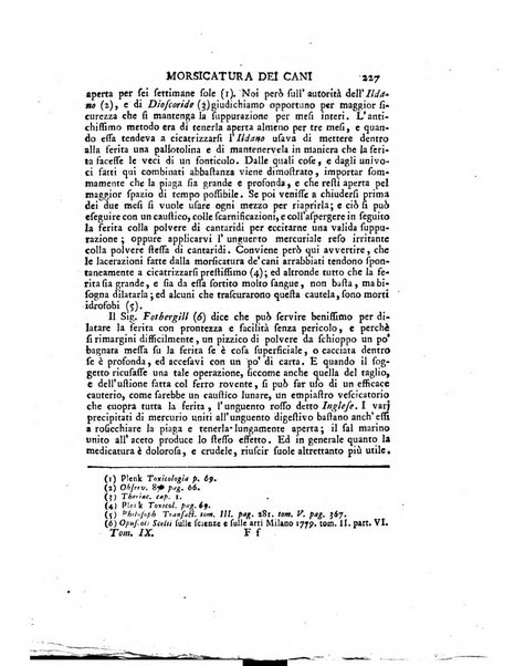 Opuscoli scelti sulle scienze e sulle arti. Tratti dagli Atti delle Accademie, e dalle altre collezioni filosofiche, e letterarie, dalle opere più recenti inglesi, tedesche, francesi, latine, e italiane, e da manoscritti originali, e inediti