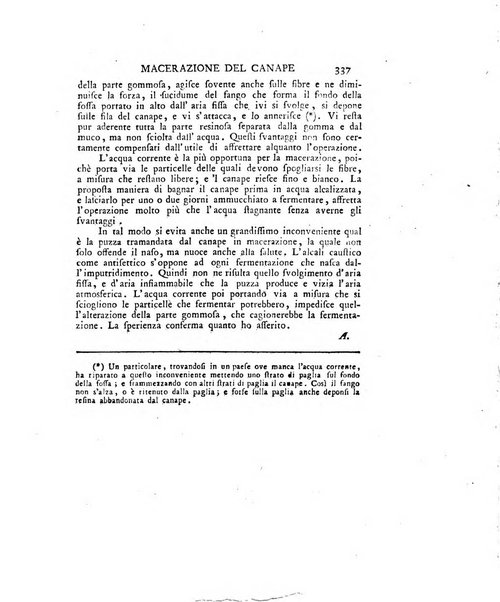 Opuscoli scelti sulle scienze e sulle arti. Tratti dagli Atti delle Accademie, e dalle altre collezioni filosofiche, e letterarie, dalle opere più recenti inglesi, tedesche, francesi, latine, e italiane, e da manoscritti originali, e inediti