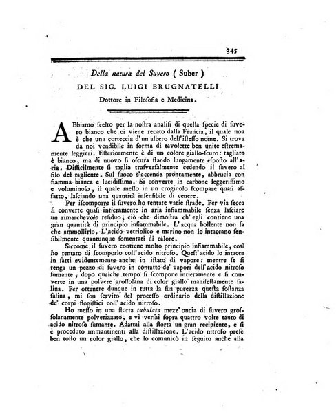 Opuscoli scelti sulle scienze e sulle arti. Tratti dagli Atti delle Accademie, e dalle altre collezioni filosofiche, e letterarie, dalle opere più recenti inglesi, tedesche, francesi, latine, e italiane, e da manoscritti originali, e inediti