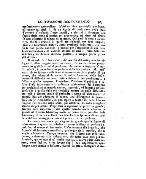 Opuscoli scelti sulle scienze e sulle arti. Tratti dagli Atti delle Accademie, e dalle altre collezioni filosofiche, e letterarie, dalle opere più recenti inglesi, tedesche, francesi, latine, e italiane, e da manoscritti originali, e inediti