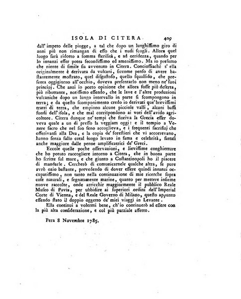 Opuscoli scelti sulle scienze e sulle arti. Tratti dagli Atti delle Accademie, e dalle altre collezioni filosofiche, e letterarie, dalle opere più recenti inglesi, tedesche, francesi, latine, e italiane, e da manoscritti originali, e inediti