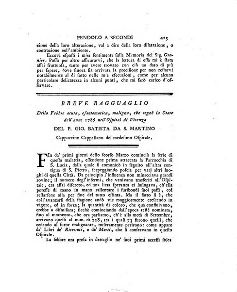 Opuscoli scelti sulle scienze e sulle arti. Tratti dagli Atti delle Accademie, e dalle altre collezioni filosofiche, e letterarie, dalle opere più recenti inglesi, tedesche, francesi, latine, e italiane, e da manoscritti originali, e inediti