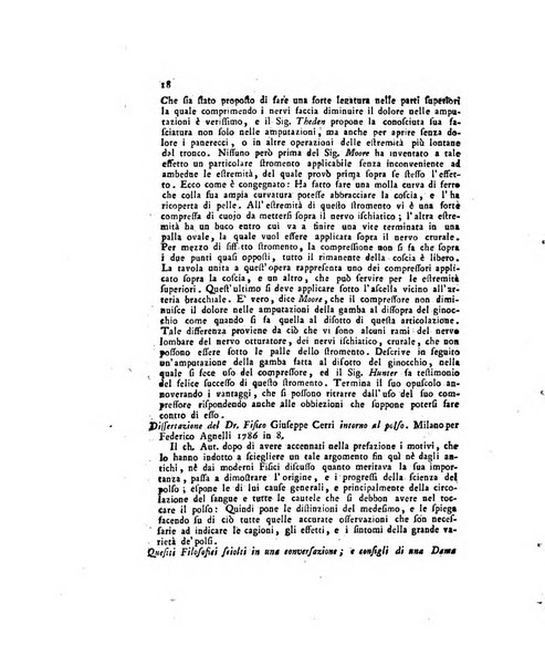 Opuscoli scelti sulle scienze e sulle arti. Tratti dagli Atti delle Accademie, e dalle altre collezioni filosofiche, e letterarie, dalle opere più recenti inglesi, tedesche, francesi, latine, e italiane, e da manoscritti originali, e inediti