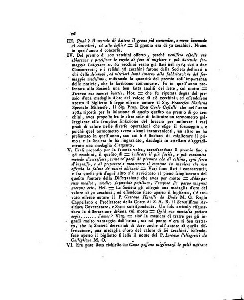 Opuscoli scelti sulle scienze e sulle arti. Tratti dagli Atti delle Accademie, e dalle altre collezioni filosofiche, e letterarie, dalle opere più recenti inglesi, tedesche, francesi, latine, e italiane, e da manoscritti originali, e inediti