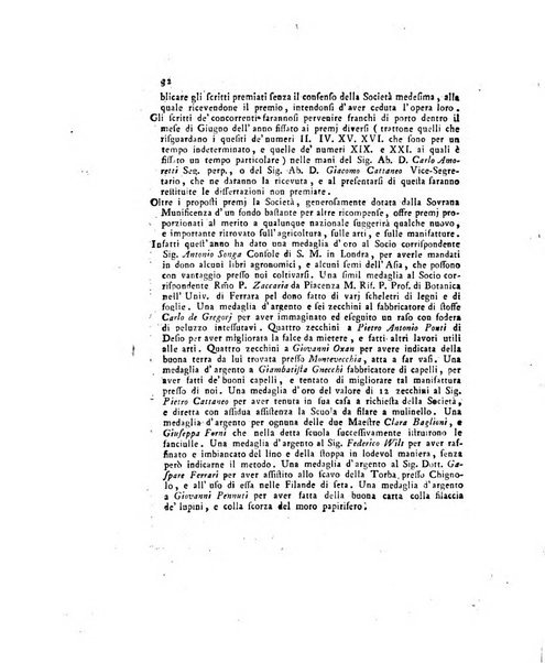 Opuscoli scelti sulle scienze e sulle arti. Tratti dagli Atti delle Accademie, e dalle altre collezioni filosofiche, e letterarie, dalle opere più recenti inglesi, tedesche, francesi, latine, e italiane, e da manoscritti originali, e inediti