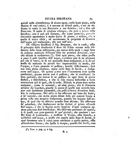 Opuscoli scelti sulle scienze e sulle arti. Tratti dagli Atti delle Accademie, e dalle altre collezioni filosofiche, e letterarie, dalle opere più recenti inglesi, tedesche, francesi, latine, e italiane, e da manoscritti originali, e inediti