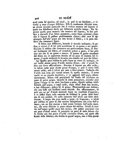 Opuscoli scelti sulle scienze e sulle arti. Tratti dagli Atti delle Accademie, e dalle altre collezioni filosofiche, e letterarie, dalle opere più recenti inglesi, tedesche, francesi, latine, e italiane, e da manoscritti originali, e inediti