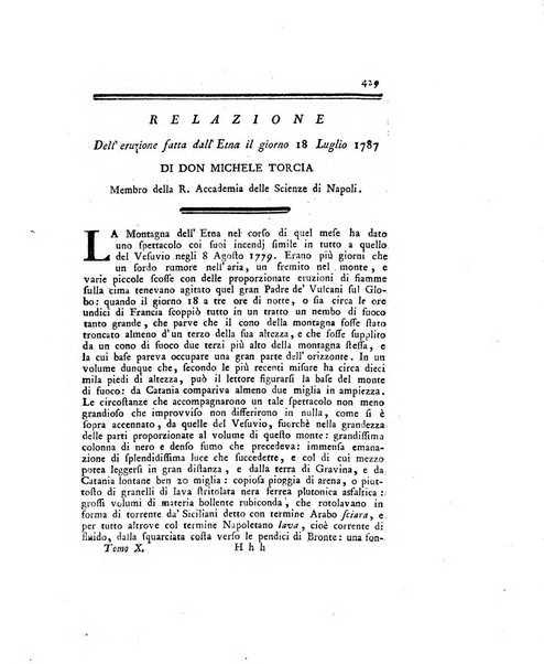 Opuscoli scelti sulle scienze e sulle arti. Tratti dagli Atti delle Accademie, e dalle altre collezioni filosofiche, e letterarie, dalle opere più recenti inglesi, tedesche, francesi, latine, e italiane, e da manoscritti originali, e inediti