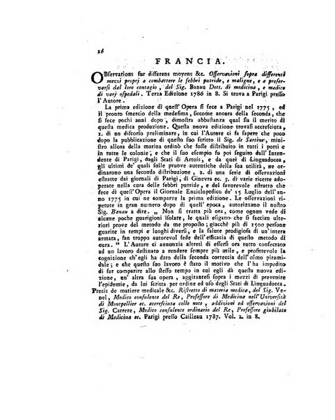 Opuscoli scelti sulle scienze e sulle arti. Tratti dagli Atti delle Accademie, e dalle altre collezioni filosofiche, e letterarie, dalle opere più recenti inglesi, tedesche, francesi, latine, e italiane, e da manoscritti originali, e inediti