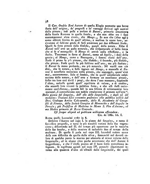 Opuscoli scelti sulle scienze e sulle arti. Tratti dagli Atti delle Accademie, e dalle altre collezioni filosofiche, e letterarie, dalle opere più recenti inglesi, tedesche, francesi, latine, e italiane, e da manoscritti originali, e inediti