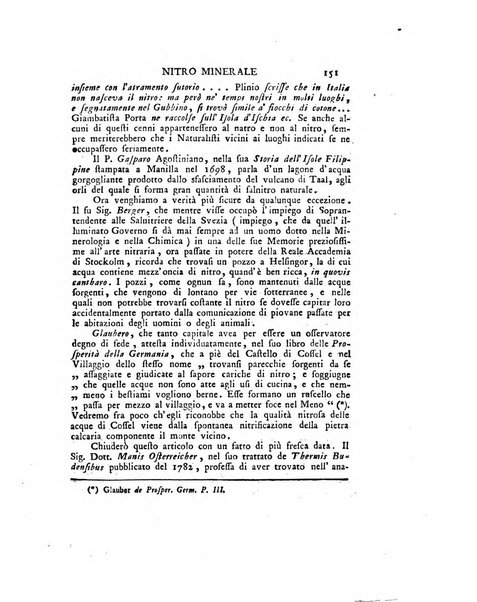 Opuscoli scelti sulle scienze e sulle arti. Tratti dagli Atti delle Accademie, e dalle altre collezioni filosofiche, e letterarie, dalle opere più recenti inglesi, tedesche, francesi, latine, e italiane, e da manoscritti originali, e inediti