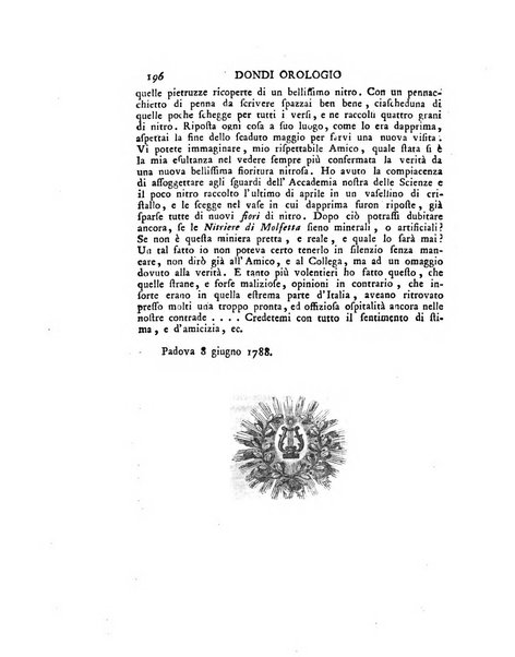 Opuscoli scelti sulle scienze e sulle arti. Tratti dagli Atti delle Accademie, e dalle altre collezioni filosofiche, e letterarie, dalle opere più recenti inglesi, tedesche, francesi, latine, e italiane, e da manoscritti originali, e inediti