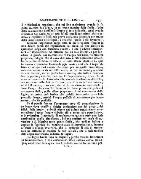 Opuscoli scelti sulle scienze e sulle arti. Tratti dagli Atti delle Accademie, e dalle altre collezioni filosofiche, e letterarie, dalle opere più recenti inglesi, tedesche, francesi, latine, e italiane, e da manoscritti originali, e inediti