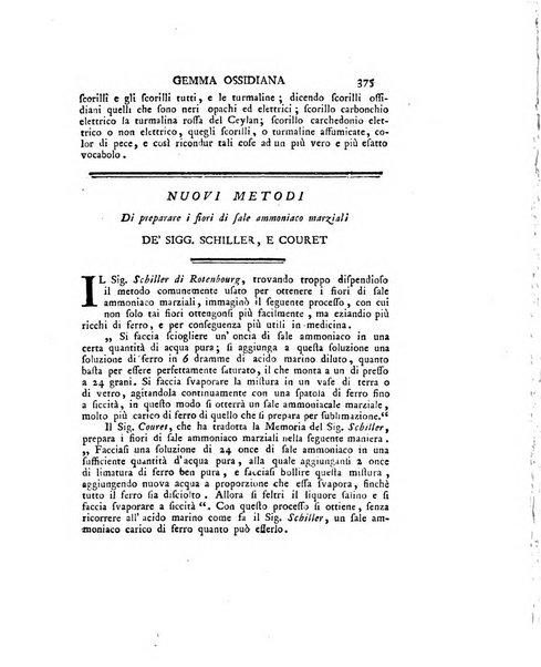 Opuscoli scelti sulle scienze e sulle arti. Tratti dagli Atti delle Accademie, e dalle altre collezioni filosofiche, e letterarie, dalle opere più recenti inglesi, tedesche, francesi, latine, e italiane, e da manoscritti originali, e inediti