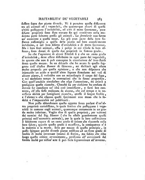 Opuscoli scelti sulle scienze e sulle arti. Tratti dagli Atti delle Accademie, e dalle altre collezioni filosofiche, e letterarie, dalle opere più recenti inglesi, tedesche, francesi, latine, e italiane, e da manoscritti originali, e inediti