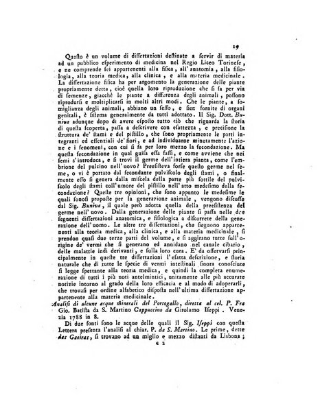 Opuscoli scelti sulle scienze e sulle arti. Tratti dagli Atti delle Accademie, e dalle altre collezioni filosofiche, e letterarie, dalle opere più recenti inglesi, tedesche, francesi, latine, e italiane, e da manoscritti originali, e inediti