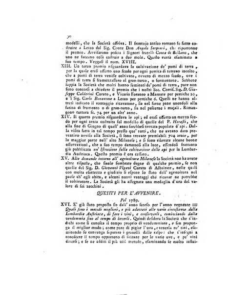 Opuscoli scelti sulle scienze e sulle arti. Tratti dagli Atti delle Accademie, e dalle altre collezioni filosofiche, e letterarie, dalle opere più recenti inglesi, tedesche, francesi, latine, e italiane, e da manoscritti originali, e inediti