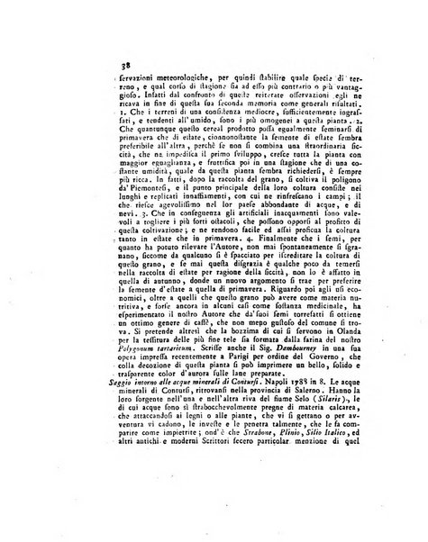 Opuscoli scelti sulle scienze e sulle arti. Tratti dagli Atti delle Accademie, e dalle altre collezioni filosofiche, e letterarie, dalle opere più recenti inglesi, tedesche, francesi, latine, e italiane, e da manoscritti originali, e inediti