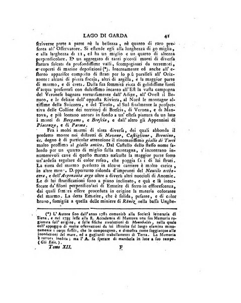 Opuscoli scelti sulle scienze e sulle arti. Tratti dagli Atti delle Accademie, e dalle altre collezioni filosofiche, e letterarie, dalle opere più recenti inglesi, tedesche, francesi, latine, e italiane, e da manoscritti originali, e inediti