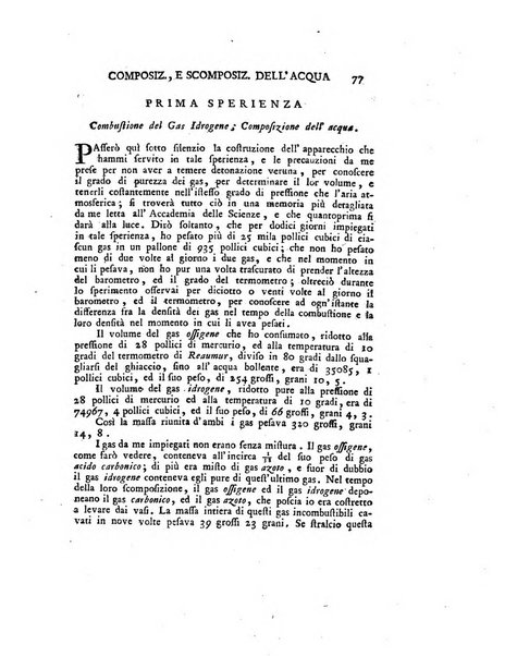 Opuscoli scelti sulle scienze e sulle arti. Tratti dagli Atti delle Accademie, e dalle altre collezioni filosofiche, e letterarie, dalle opere più recenti inglesi, tedesche, francesi, latine, e italiane, e da manoscritti originali, e inediti