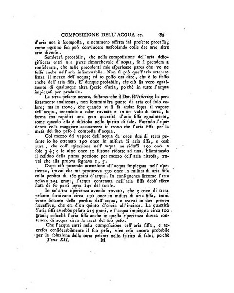 Opuscoli scelti sulle scienze e sulle arti. Tratti dagli Atti delle Accademie, e dalle altre collezioni filosofiche, e letterarie, dalle opere più recenti inglesi, tedesche, francesi, latine, e italiane, e da manoscritti originali, e inediti