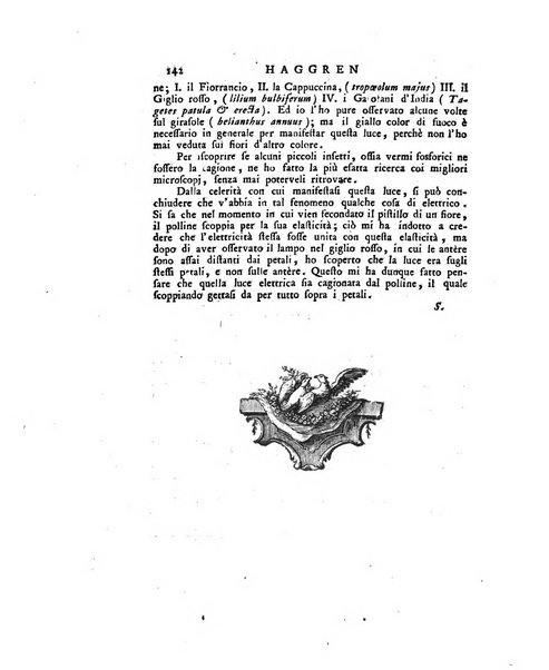 Opuscoli scelti sulle scienze e sulle arti. Tratti dagli Atti delle Accademie, e dalle altre collezioni filosofiche, e letterarie, dalle opere più recenti inglesi, tedesche, francesi, latine, e italiane, e da manoscritti originali, e inediti