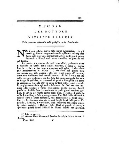 Opuscoli scelti sulle scienze e sulle arti. Tratti dagli Atti delle Accademie, e dalle altre collezioni filosofiche, e letterarie, dalle opere più recenti inglesi, tedesche, francesi, latine, e italiane, e da manoscritti originali, e inediti