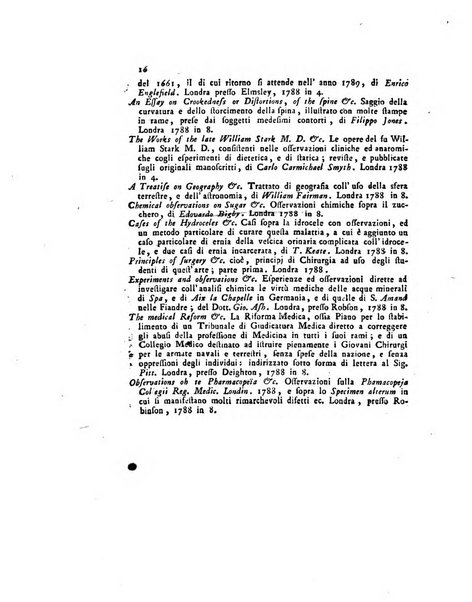 Opuscoli scelti sulle scienze e sulle arti. Tratti dagli Atti delle Accademie, e dalle altre collezioni filosofiche, e letterarie, dalle opere più recenti inglesi, tedesche, francesi, latine, e italiane, e da manoscritti originali, e inediti