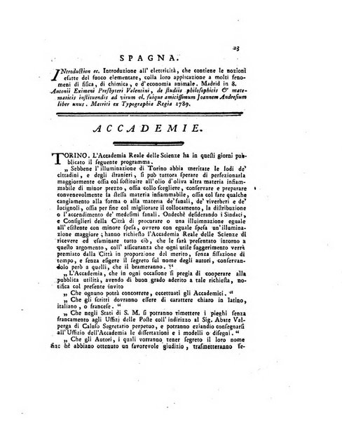 Opuscoli scelti sulle scienze e sulle arti. Tratti dagli Atti delle Accademie, e dalle altre collezioni filosofiche, e letterarie, dalle opere più recenti inglesi, tedesche, francesi, latine, e italiane, e da manoscritti originali, e inediti