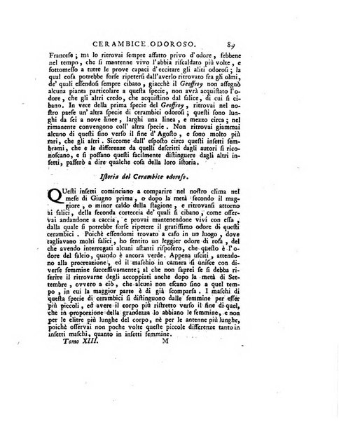 Opuscoli scelti sulle scienze e sulle arti. Tratti dagli Atti delle Accademie, e dalle altre collezioni filosofiche, e letterarie, dalle opere più recenti inglesi, tedesche, francesi, latine, e italiane, e da manoscritti originali, e inediti