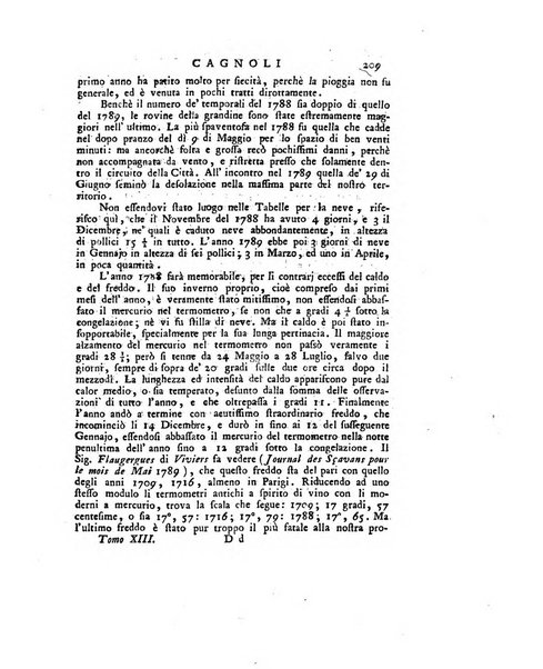 Opuscoli scelti sulle scienze e sulle arti. Tratti dagli Atti delle Accademie, e dalle altre collezioni filosofiche, e letterarie, dalle opere più recenti inglesi, tedesche, francesi, latine, e italiane, e da manoscritti originali, e inediti