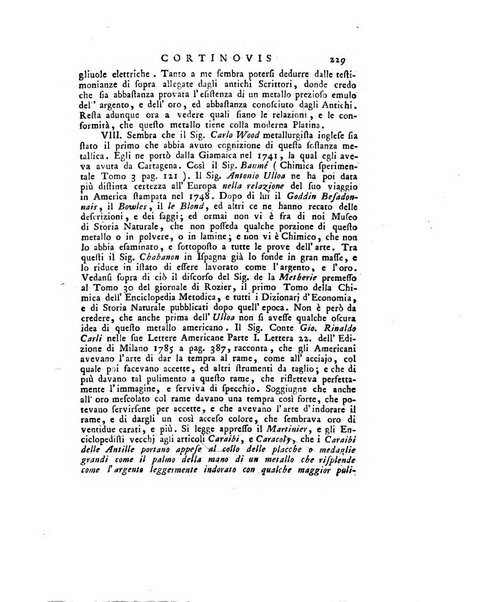 Opuscoli scelti sulle scienze e sulle arti. Tratti dagli Atti delle Accademie, e dalle altre collezioni filosofiche, e letterarie, dalle opere più recenti inglesi, tedesche, francesi, latine, e italiane, e da manoscritti originali, e inediti