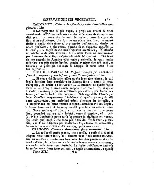 Opuscoli scelti sulle scienze e sulle arti. Tratti dagli Atti delle Accademie, e dalle altre collezioni filosofiche, e letterarie, dalle opere più recenti inglesi, tedesche, francesi, latine, e italiane, e da manoscritti originali, e inediti