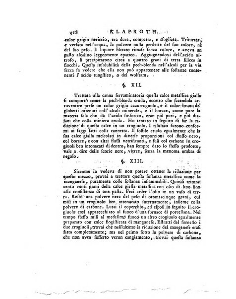 Opuscoli scelti sulle scienze e sulle arti. Tratti dagli Atti delle Accademie, e dalle altre collezioni filosofiche, e letterarie, dalle opere più recenti inglesi, tedesche, francesi, latine, e italiane, e da manoscritti originali, e inediti