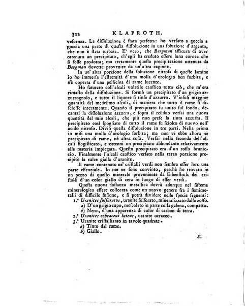 Opuscoli scelti sulle scienze e sulle arti. Tratti dagli Atti delle Accademie, e dalle altre collezioni filosofiche, e letterarie, dalle opere più recenti inglesi, tedesche, francesi, latine, e italiane, e da manoscritti originali, e inediti