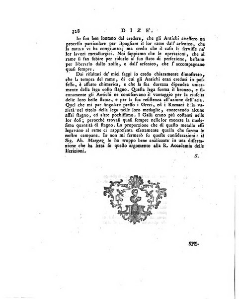 Opuscoli scelti sulle scienze e sulle arti. Tratti dagli Atti delle Accademie, e dalle altre collezioni filosofiche, e letterarie, dalle opere più recenti inglesi, tedesche, francesi, latine, e italiane, e da manoscritti originali, e inediti