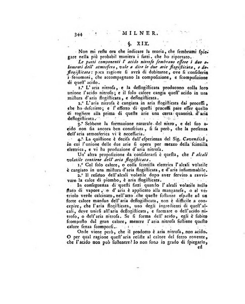 Opuscoli scelti sulle scienze e sulle arti. Tratti dagli Atti delle Accademie, e dalle altre collezioni filosofiche, e letterarie, dalle opere più recenti inglesi, tedesche, francesi, latine, e italiane, e da manoscritti originali, e inediti