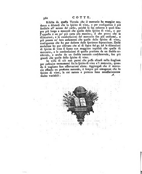 Opuscoli scelti sulle scienze e sulle arti. Tratti dagli Atti delle Accademie, e dalle altre collezioni filosofiche, e letterarie, dalle opere più recenti inglesi, tedesche, francesi, latine, e italiane, e da manoscritti originali, e inediti