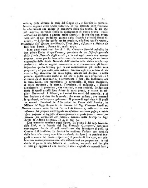 Opuscoli scelti sulle scienze e sulle arti. Tratti dagli Atti delle Accademie, e dalle altre collezioni filosofiche, e letterarie, dalle opere più recenti inglesi, tedesche, francesi, latine, e italiane, e da manoscritti originali, e inediti